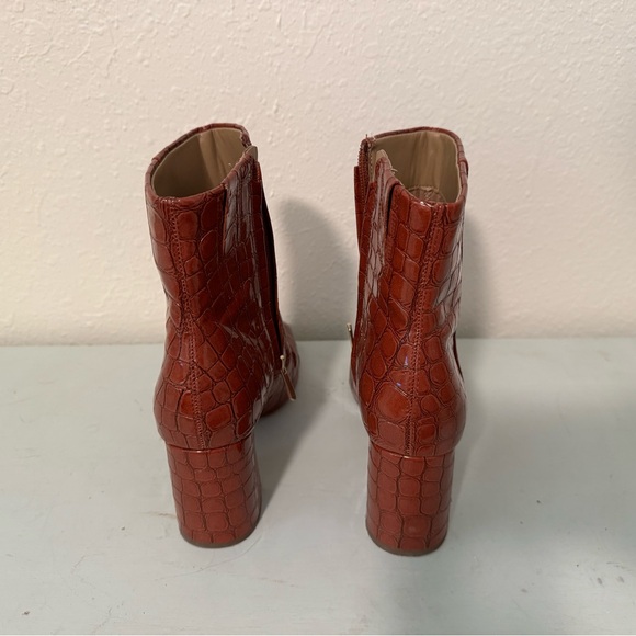 Sam Edelman Croc Textured Booties - Picture 7 of 9